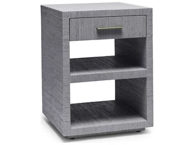 Interlude Home Livia 18" Wide 1-Drawer Gray Chest Nightstand IL188236