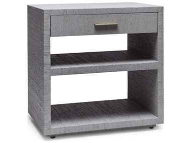 Interlude Home Livia 26" Wide 1-Drawer Gray Chest Nightstand IL188238