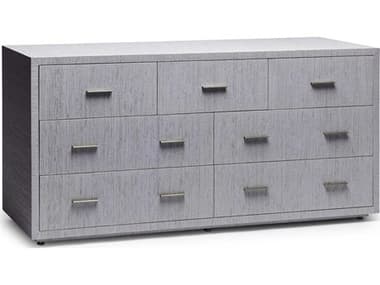 Interlude Home Livia 72" Wide 7-Drawers Gray Double Dresser IL188242