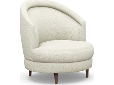 Interlude Home Capri Swivel Cream Faux Leather Accent Chair IL19800119