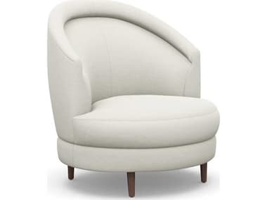 Interlude Home Capri Swivel White Accent Chair IL19800153