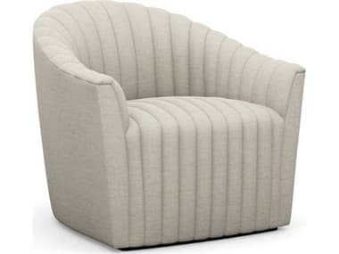 Interlude Home Channel Swivel Beige Accent Chair IL19800317