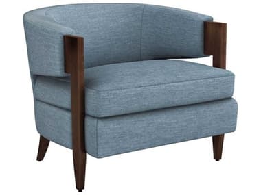 Interlude Home Kelsey 35" Blue Fabric Accent Chair IL19800452