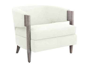 Interlude Home Kelsey 35" Gray Fabric Accent Chair IL19800453