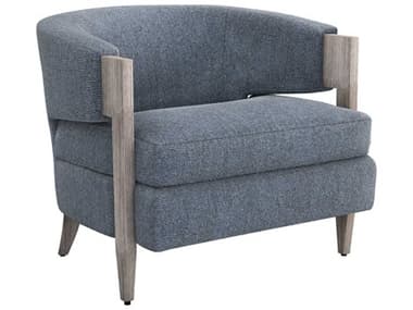 Interlude Home Kelsey 35" Blue Fabric Accent Chair IL19800458