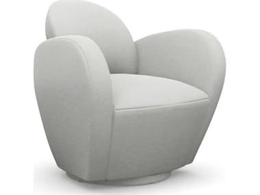Interlude Home Miami Swivel Cream Accent Chair IL19800612