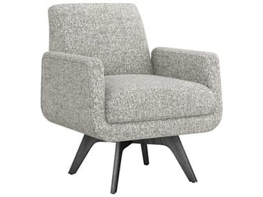 Interlude Home Landon 28" Gray Fabric Accent Chair IL19801256