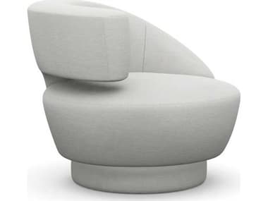 Interlude Home Arabella Swivel Cream Accent Chair IL19801512