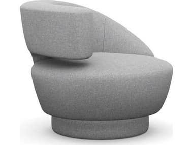Interlude Home Arabella Swivel Gray Accent Chair IL19801517