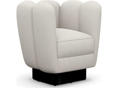 Interlude Home Gallery Swivel Cream Accent Chair IL1980177