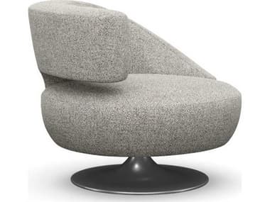 Interlude Home Isabella Swivel Gray Accent Chair IL19802116