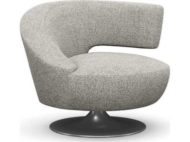 Interlude Home Isabella Swivel Gray Accent Chair IL19802216