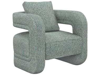 Interlude Home Scillia 31" Green Fabric Accent Chair IL19804254