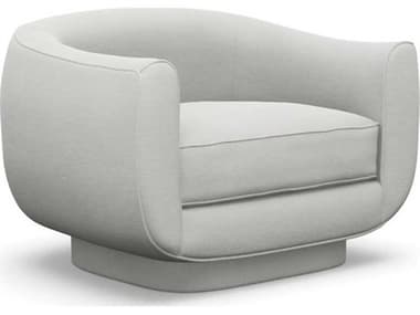 Interlude Home Spectrum Swivel Cream Club Chair IL19804312