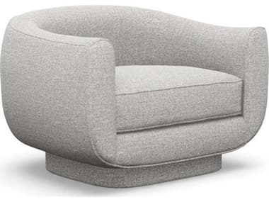 Interlude Home Spectrum Swivel Gray Accent Chair IL19804314