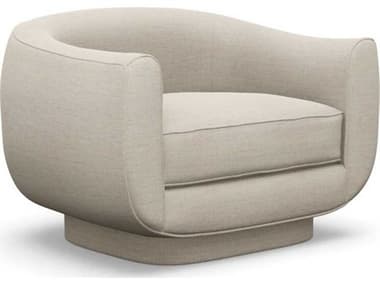 Interlude Home Spectrum Swivel Beige Club Chair IL19804317