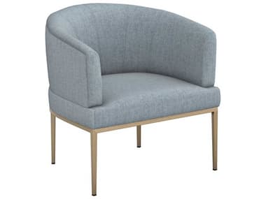 Interlude Home Martine 32" Bronze Fabric Accent Chair IL19805350