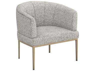 Interlude Home Martine 32" Bronze Fabric Accent Chair IL19805356