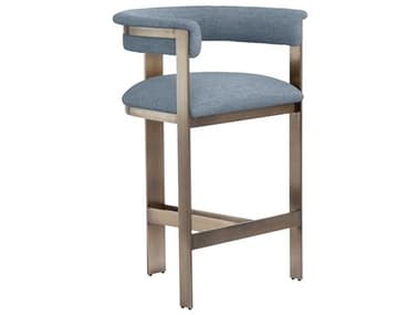 Interlude Home Darcy Upholstered Counter Stool IL19805452