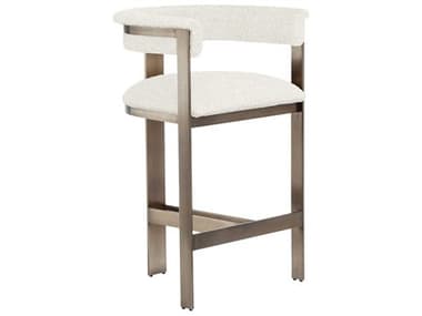 Interlude Home Darcy Upholstered Counter Stool IL19805455