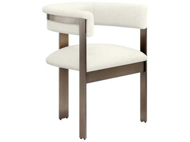 Interlude Home Darcy Upholstered Arm Dining Chair IL19805557