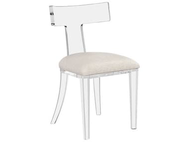 Interlude Home Tristan Beige Fabric Upholstered Side Dining Chair IL19805651