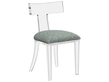 Interlude Home Tristan Green Fabric Upholstered Side Dining Chair IL19805654