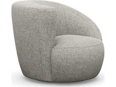 Interlude Home Carlisle Swivel Gray Accent Chair IL19805816