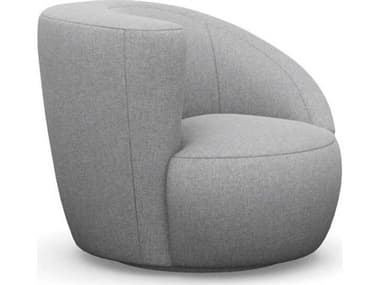 Interlude Home Carlisle Swivel Gray Accent Chair IL1980586