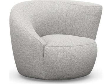 Interlude Home Carlisle Swivel Gray Accent Chair IL19805914