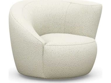 Interlude Home Carlisle Swivel Cream Accent Chair IL19805919
