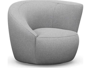 Interlude Home Carlisle Swivel Gray Accent Chair IL1980596