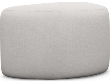 Interlude Home Carlisle Bungalow Beige Upholstered Ottoman IL1985142