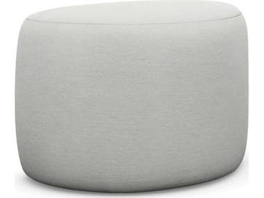 Interlude Home Carlisle Fresco Cream Upholstered Ottoman IL19851512