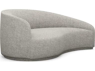 Interlude Home Dana Rock Gray Upholstered Chaise IL19900216