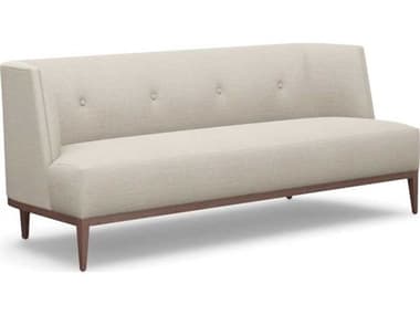 Interlude Home Ayler Bluff Walnut Beige Upholstered Sofa IL19900517