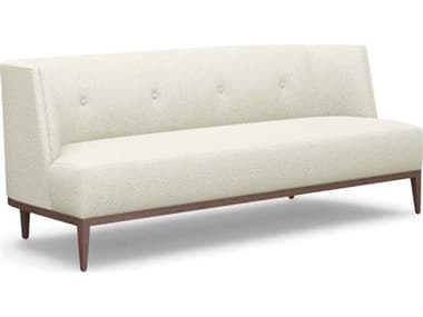 Interlude Home Ayler Down Walnut Cream Upholstered Sofa IL19900519