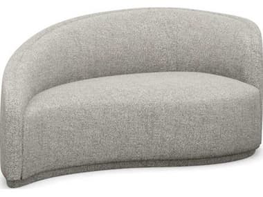 Interlude Home Dana Rock Gray Upholstered Chaise IL19901016