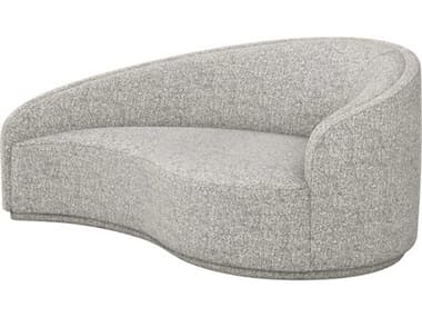Interlude Home Dana 76" Breeze Gray Fabric Upholstered Chaise IL19901056