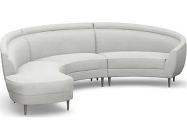Interlude Home Capri Gray Upholstered Sectional Sofa IL19901312