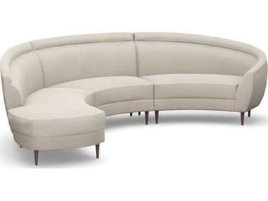 Interlude Home Capri Beige Upholstered Sectional Sofa IL19901317
