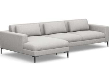 Interlude Home Izzy Gray Upholstered Sectional Sofa IL19901514