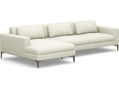 Interlude Home Comodo Cream Upholstered Sectional Sofa IL19901819