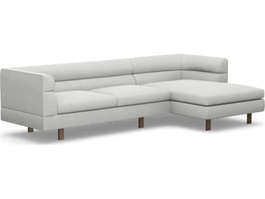 Interlude Home Ornette Gray Upholstered Sectional Sofa IL19902312