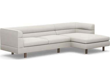 Interlude Home Ornette Cream Upholstered Sectional Sofa IL1990237