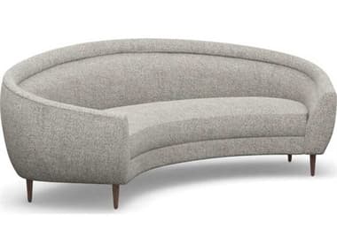 Interlude Home Capri Rock Dark Grey Upholstered Sofa IL19903116