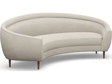 Interlude Home Capri Bluff Walnut Beige Upholstered Sofa IL19903117