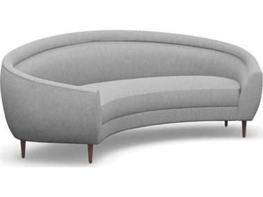 Interlude Home Capri Pure Grey Dark Upholstered Sofa IL1990316