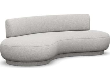 Interlude Home Nuage Storm Gray Upholstered Sofa IL19903414