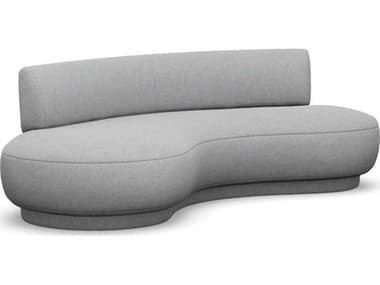 Interlude Home Nuage Pure Grey Upholstered Sofa IL1990346
